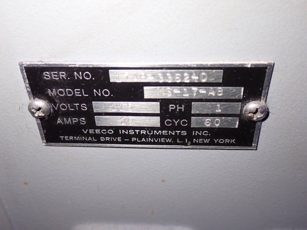 Veeco Leak Detector - Ms-17-ab