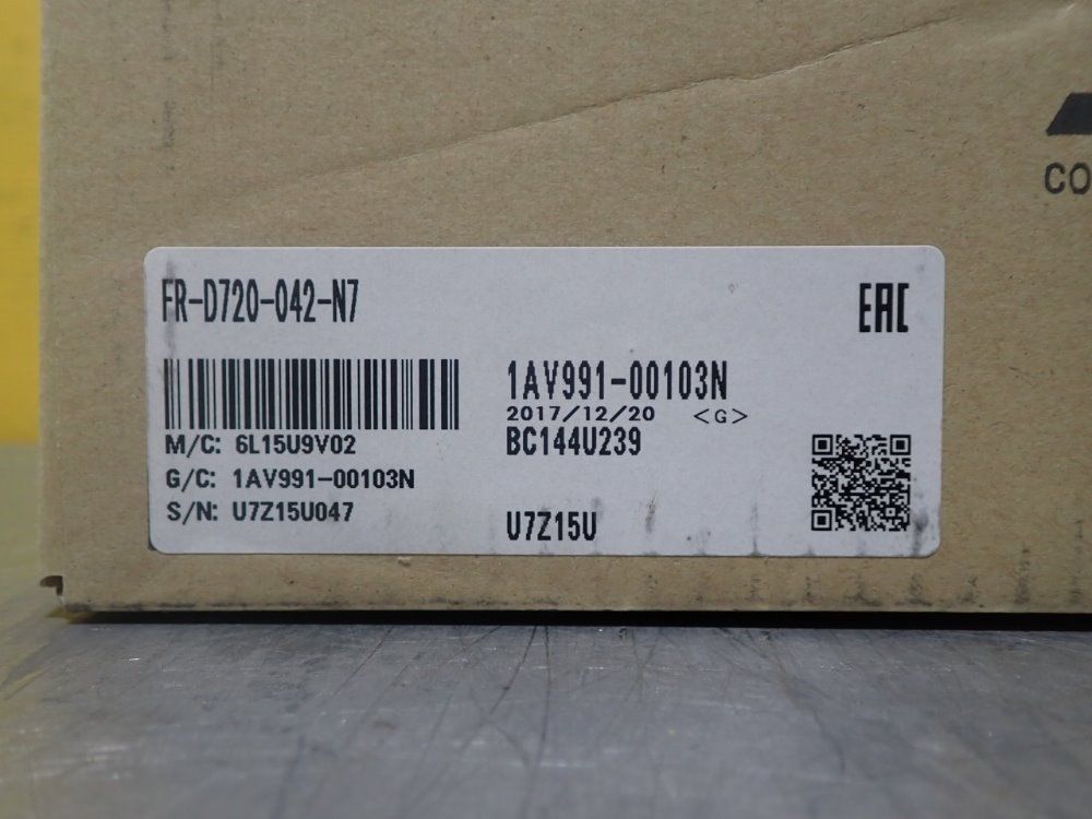 Mitsubishi Fr-d720-042-n7 Inverter Drive/ Unit - Fr-d720-042-n7