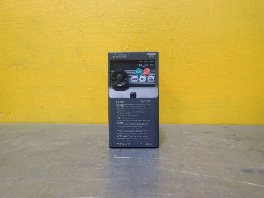Mitsubishi Fr-d720-042-n7 Inverter Drive Unit- - Fr-d720-042-n7