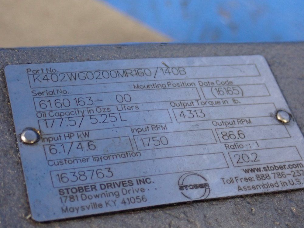 Stober 20:2 Ratio Gear Reducer - K402wg0200mr160/140b