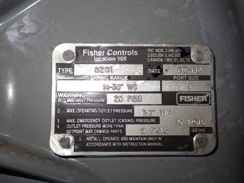 Fisher Controls Pressure Regulator