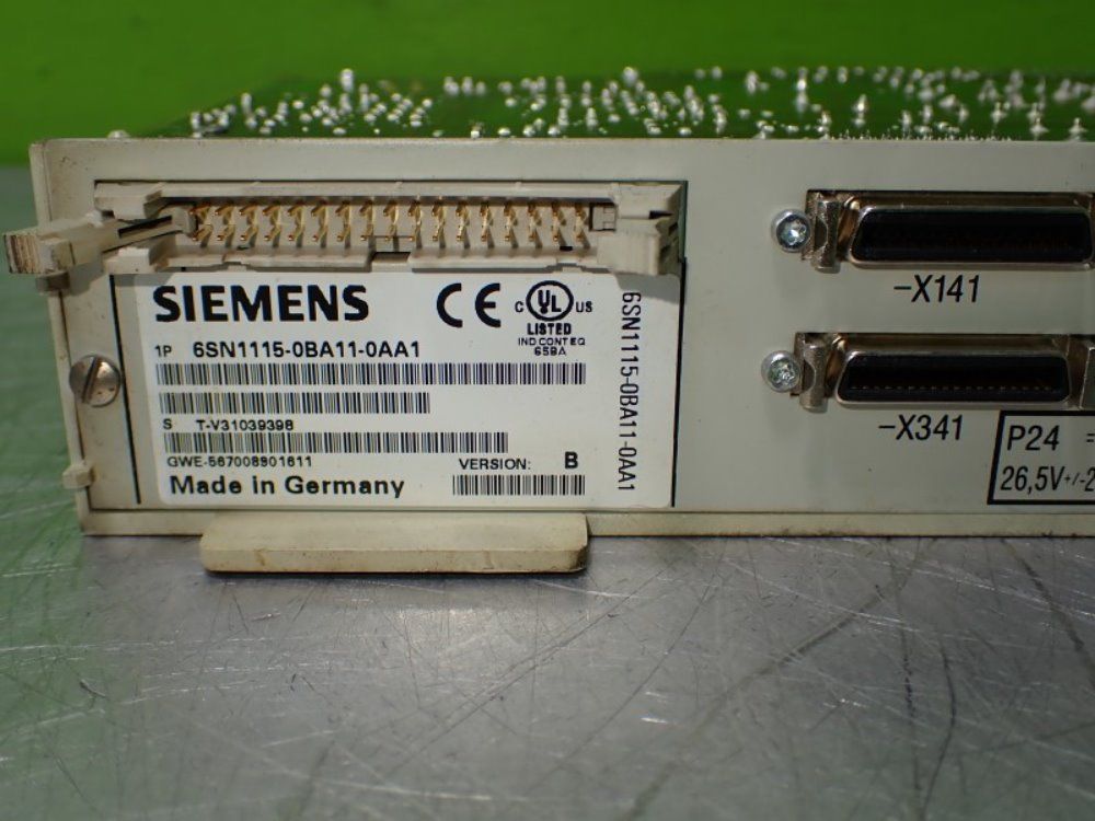 Siemens Siemens 6sn11150ba110aa1 Simodrive 611 Controller Board