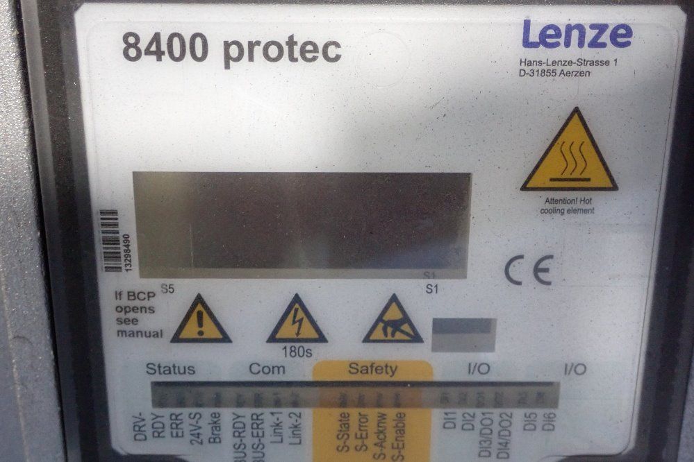 Lenze Frequency Drive - 8400 Protec