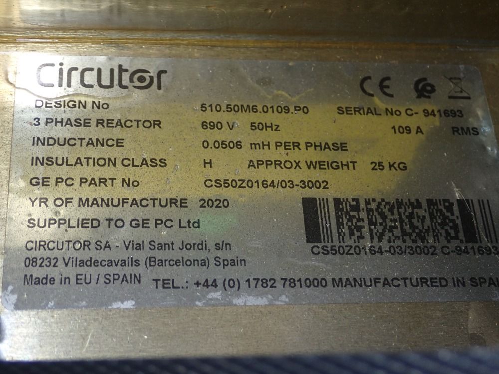 Ge Power Conversion Filter Assembly - 483 5053