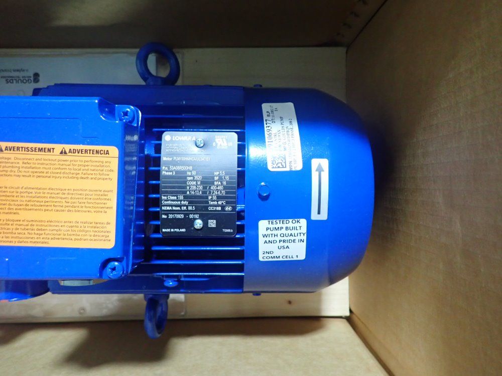 Gould 15hm03n40t6pbqv Multi Stage Pump - 15hm03n40t6pbqv