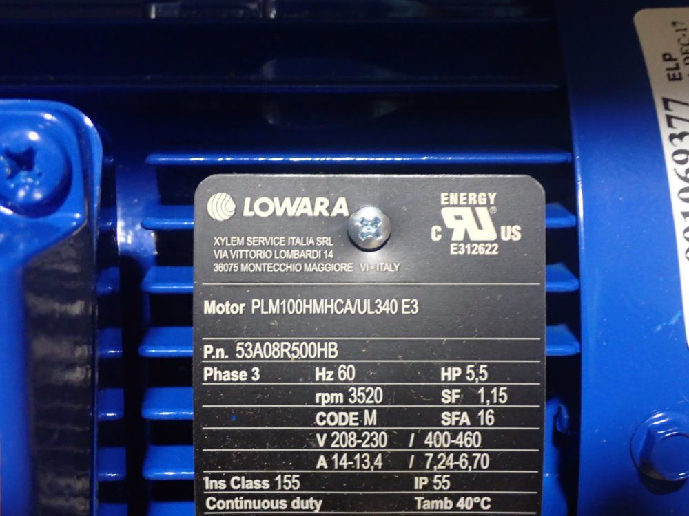 Gould 15hm03n40t6pbqv Multi Stage Pump - 15hm03n40t6pbqv