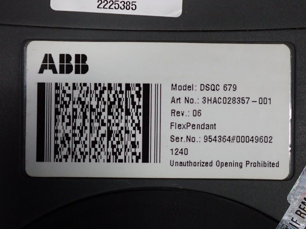 Abb Teach Pendant - Dsqc679
