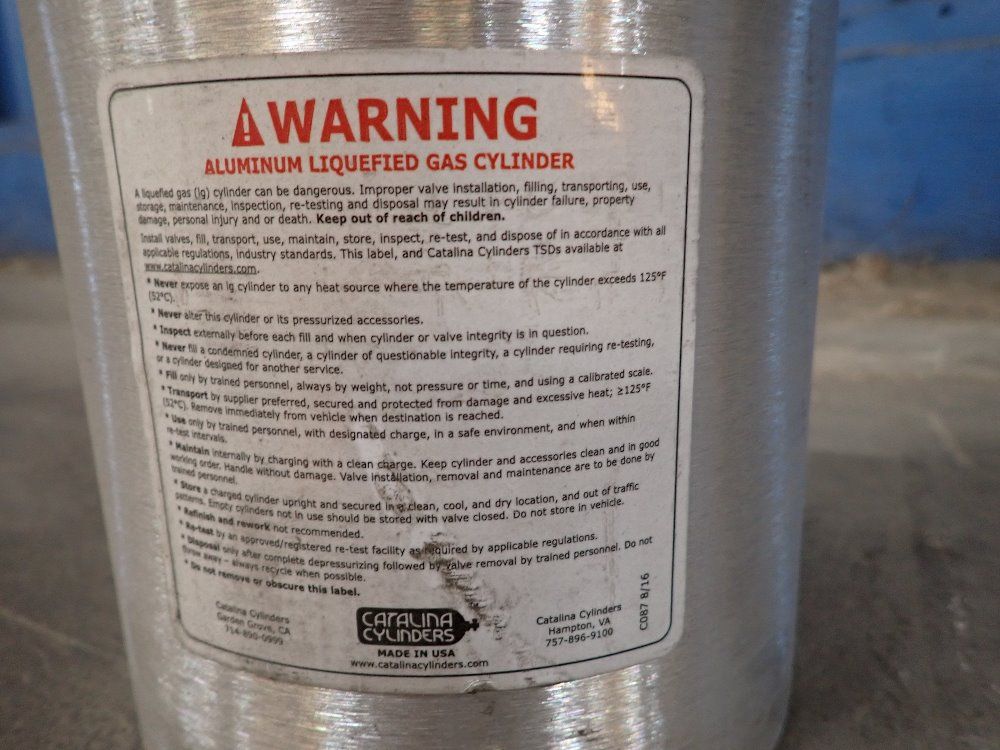 Catalina Aluminum Liquefied Gas Cylinder