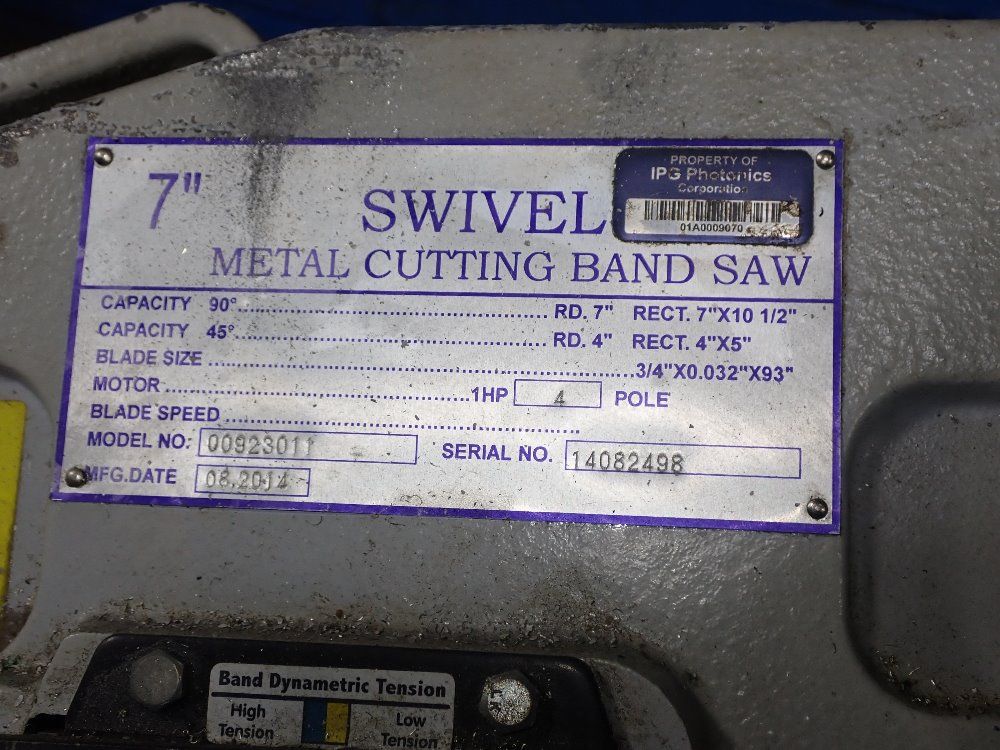Swivel 14" X 9" Horizontal Band Saw - 00923011