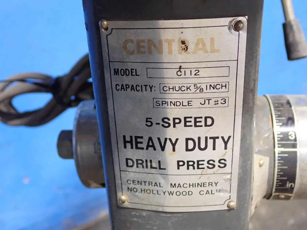 Central 6 1/2" Drill Press - C112