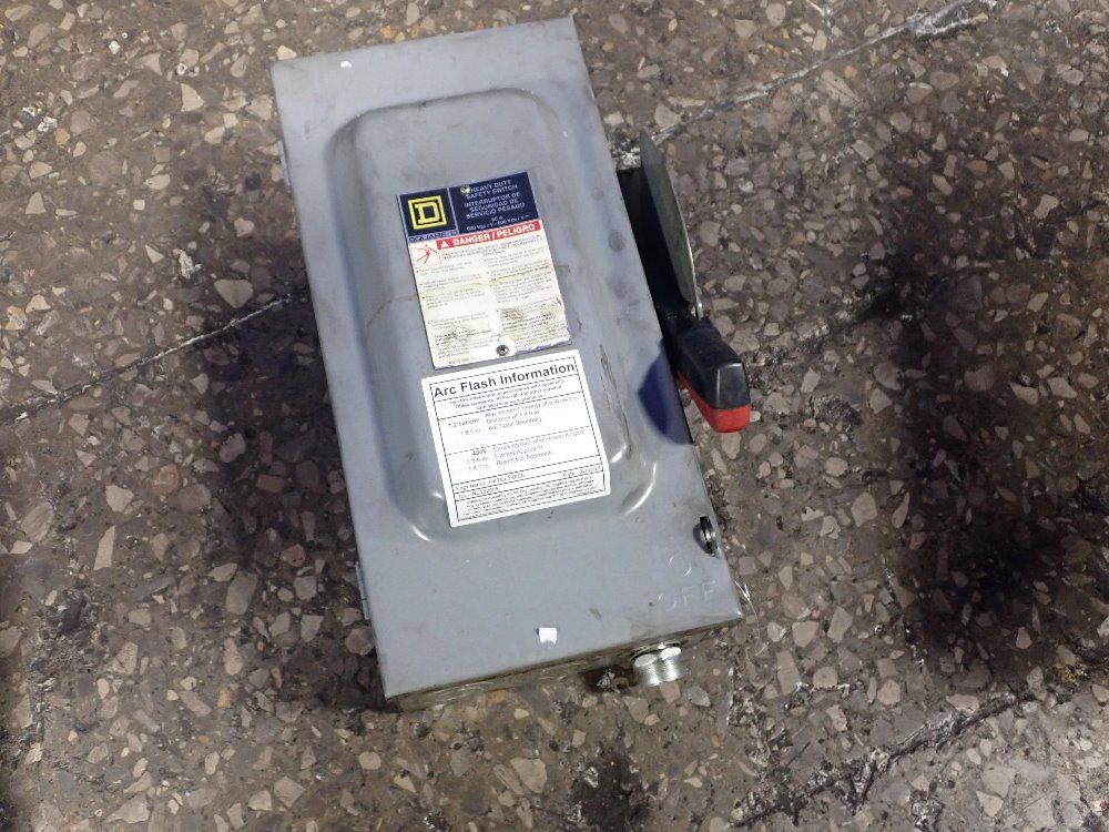 Square D 60 Amps/600v Fusible Disconnect - H362n