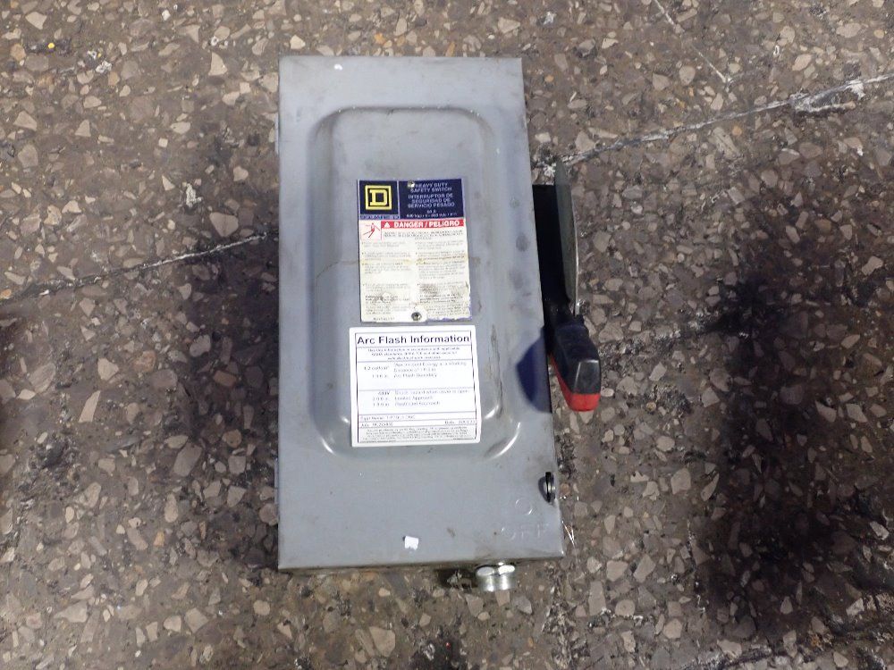 Square D 60 Amps/600v Fusible Disconnect - H362n