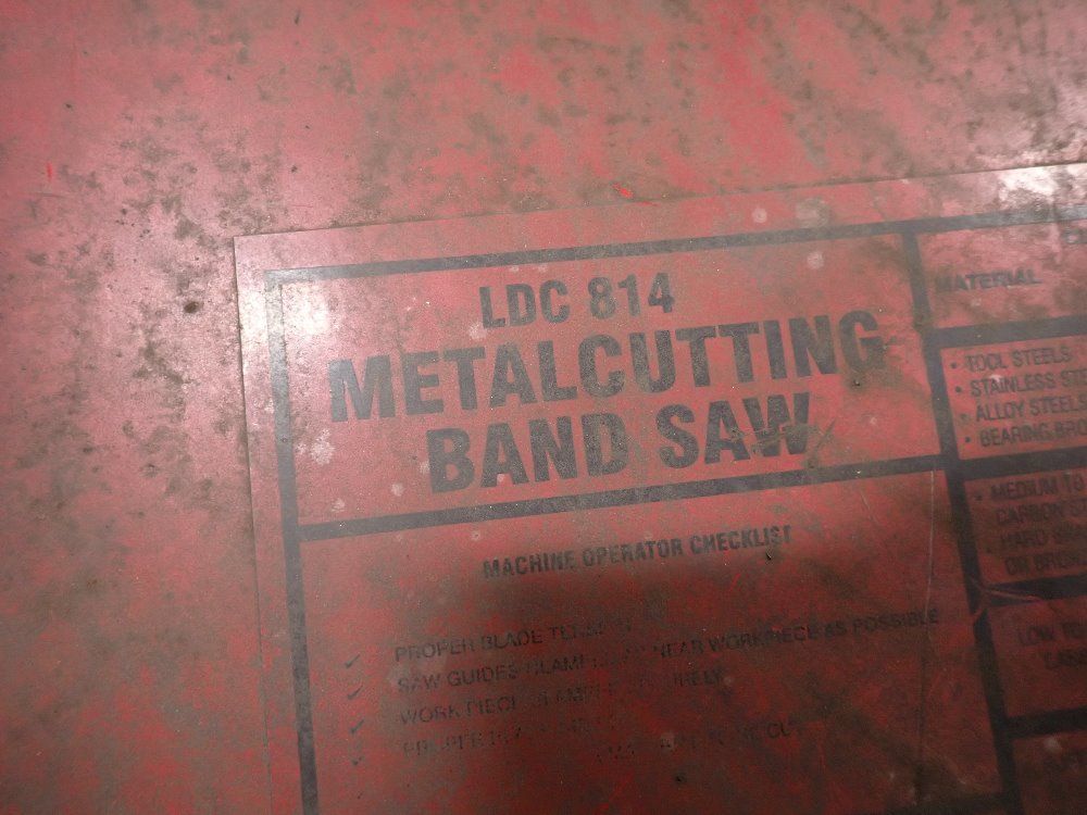 Carolina Approx. 8" X 12" Horizontal Band Saw - Lcd 814