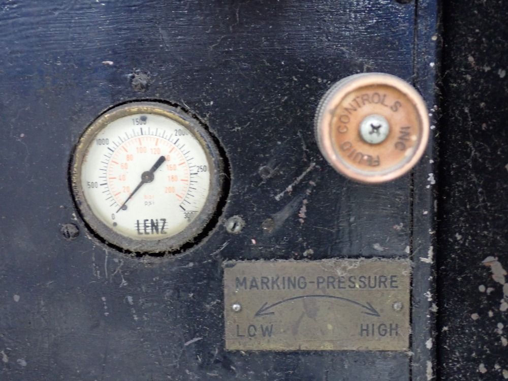 Cadillac Stamp Co. 1-1/2 Hp Stamping Machine - 58