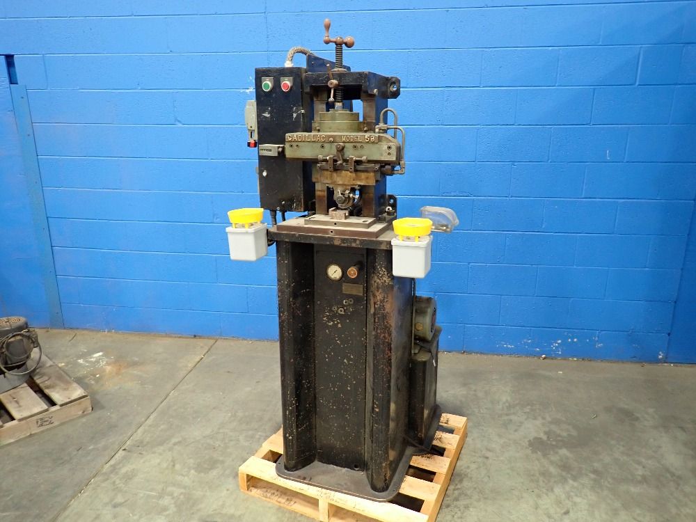 Cadillac Stamp Co. 1-1/2 Hp Stamping Machine - 58