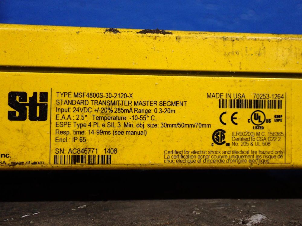 Omron Light Curtains - Ms4800s-30-2120-x