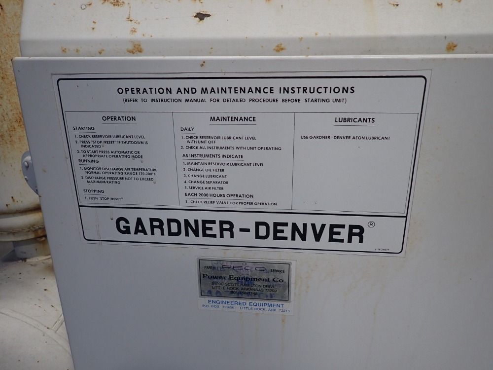 Gardner Denver 100 Hp Air-compressor - Edh0ma