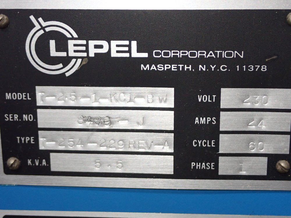 Lepel Induction Heater - T-2.5-1-kc1-bw