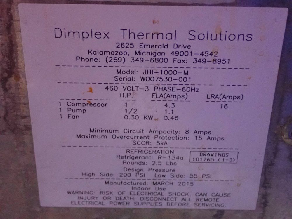 Koolant Koolers Chiller - Jhi-1000-m