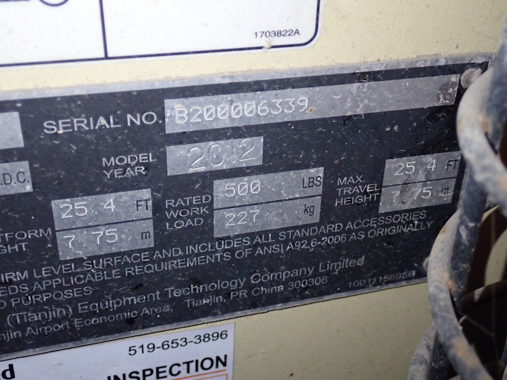 Jlg 500 Lbs Scissor Lift - 2630 Es