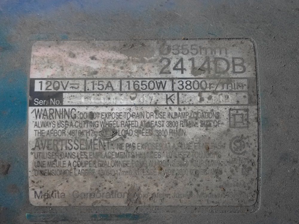 Makita 14" Chop Saw - 2414db