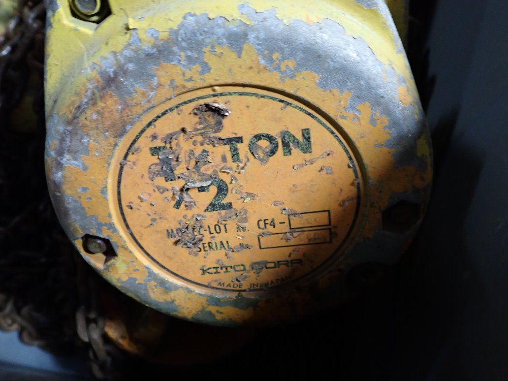 Kito Corp 1/2 Ton Chain Hoist