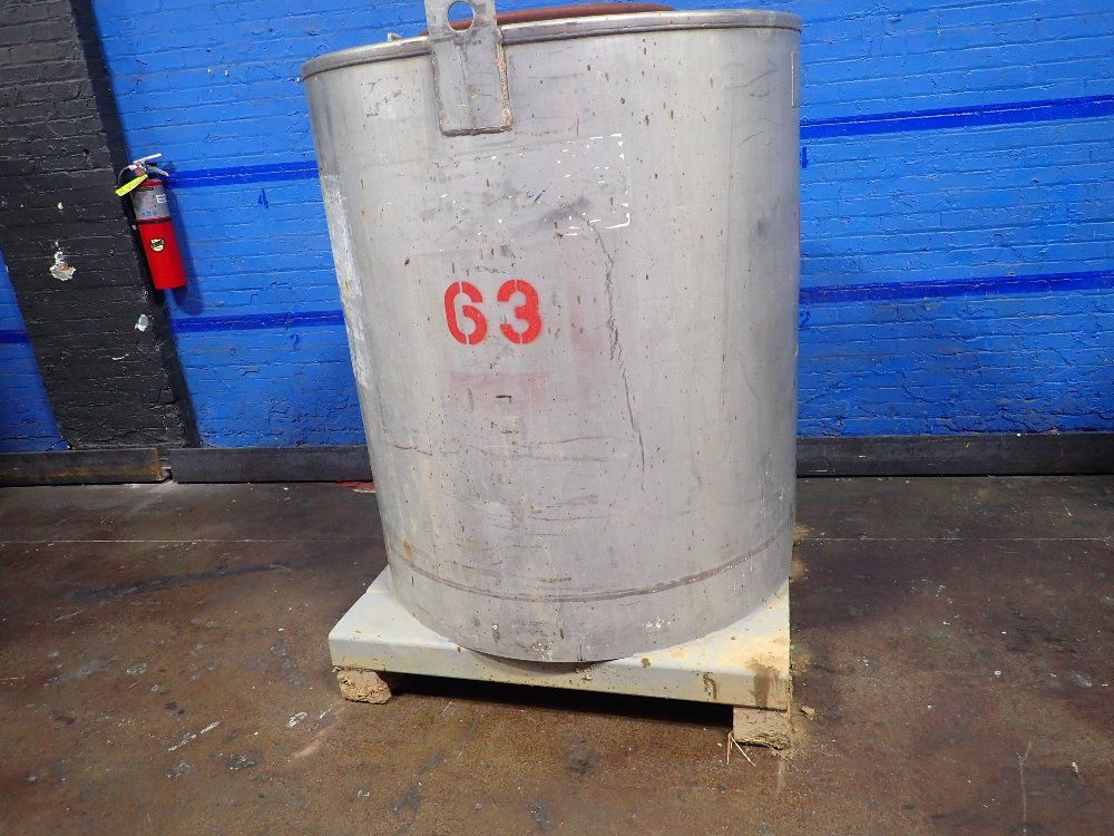 Clawson Containers Company 250 Gallons Stainless Steel Tank