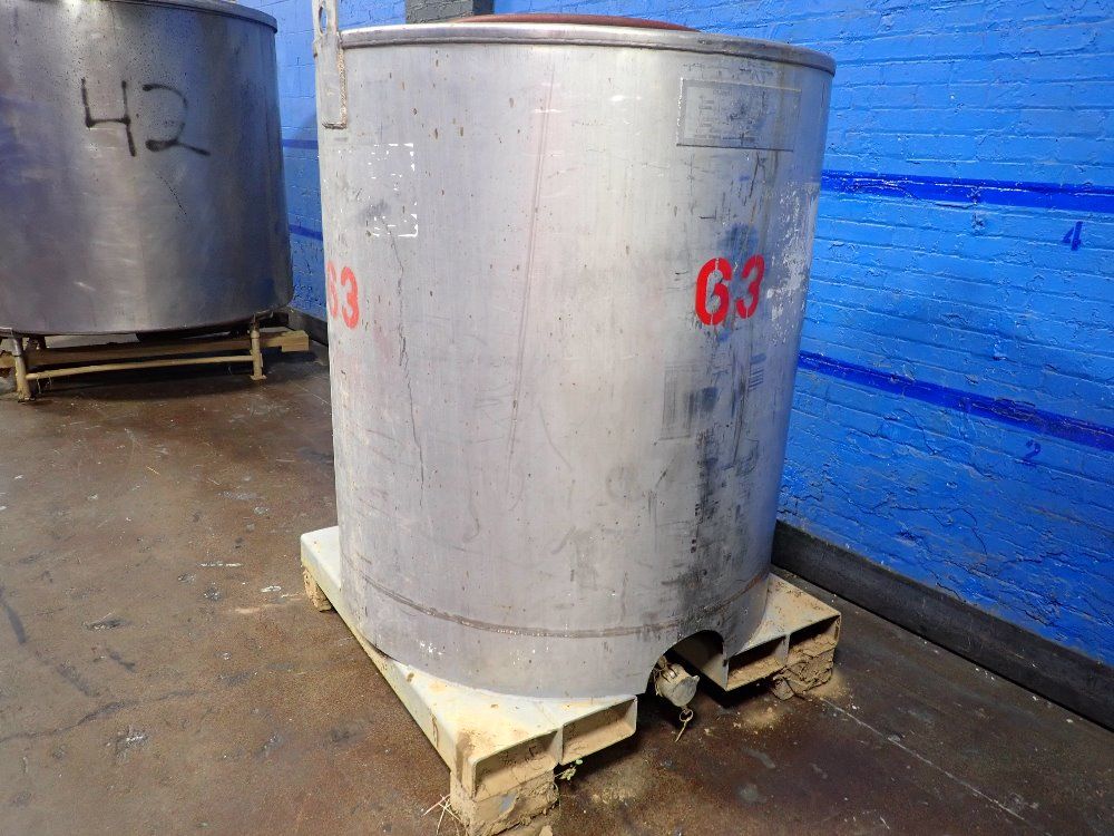 Clawson Containers Company 250 Gallons Stainless Steel Tank