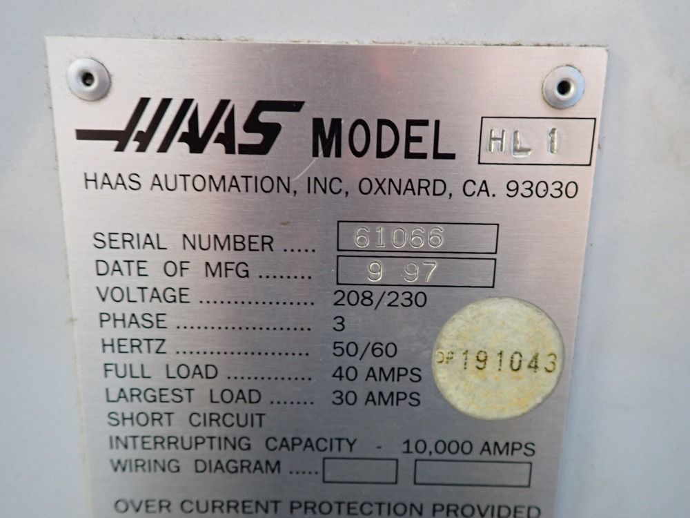 Haas 8-space Tool Holder Cnc Turning Center - Hl-1