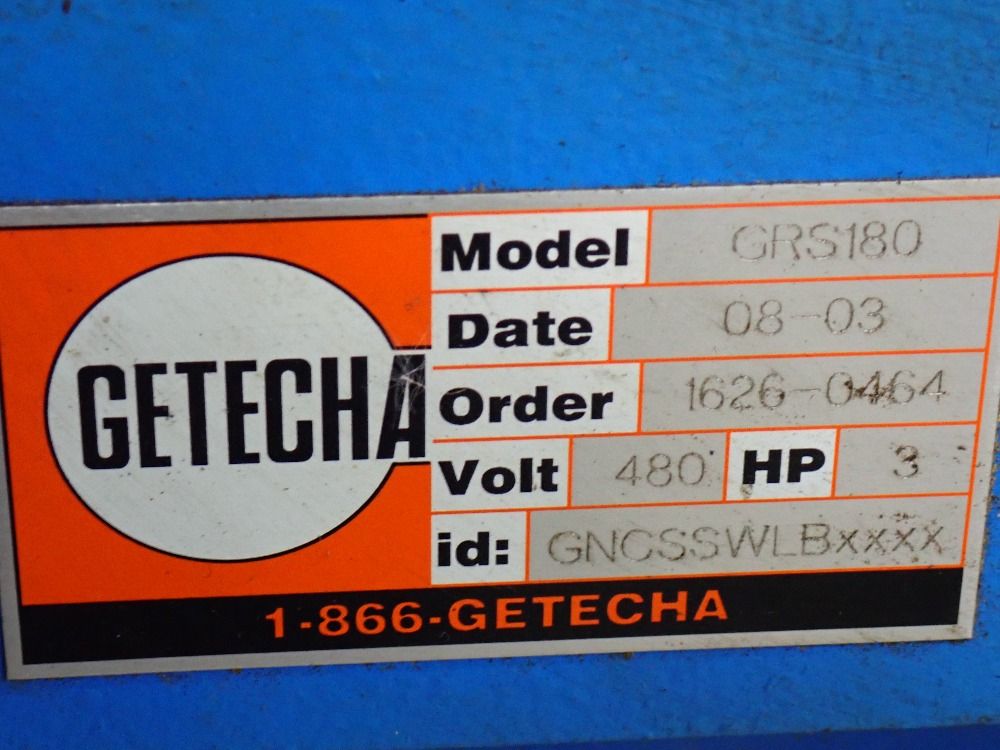 Getecha 3 Hp Grinder/granulator - Grs180