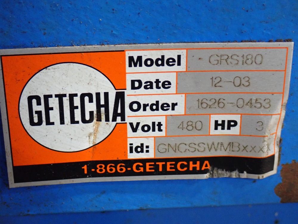 Getecha 3 Hp Grinder/granulator - Grs180