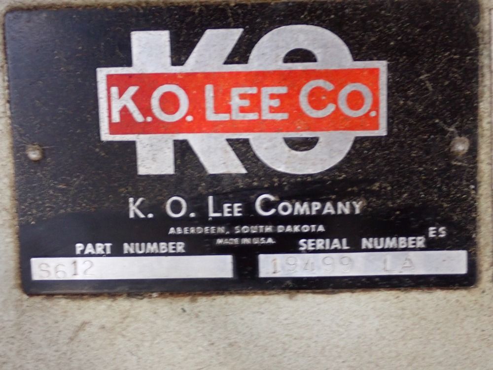 K.o Lee Co 12x30 Surface Grinder - Sg1z