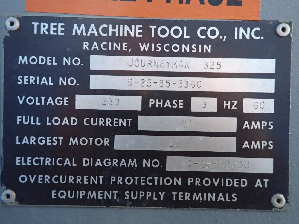 Tree 44" X 10" Table Cnc Mill - Journeyman 325