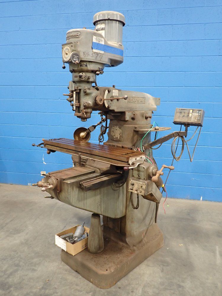Bridgeport 42" X 9" Vertical Milling Machine