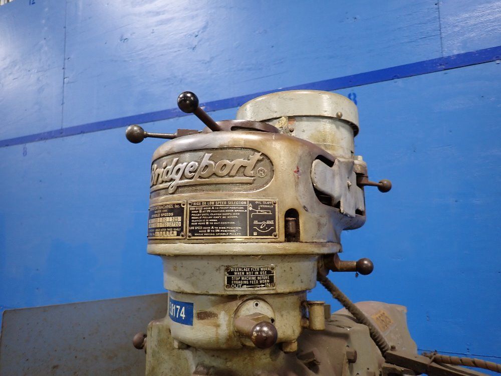 Bridgeport 9" X 42" Vertical Mill