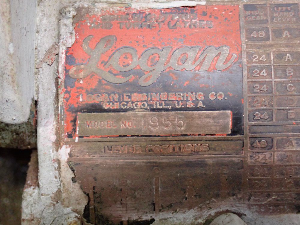Logan 11" X 25" Lathe - 1955