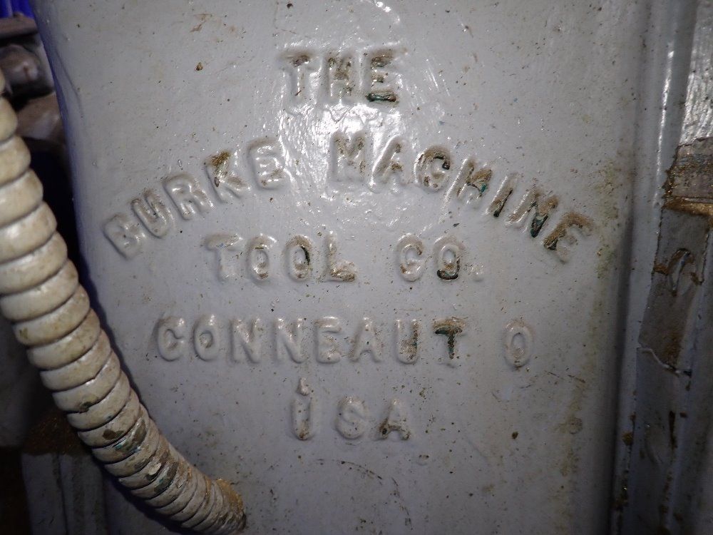 Burke 3 3/4" X 12" Horizontal Mill - No. 3