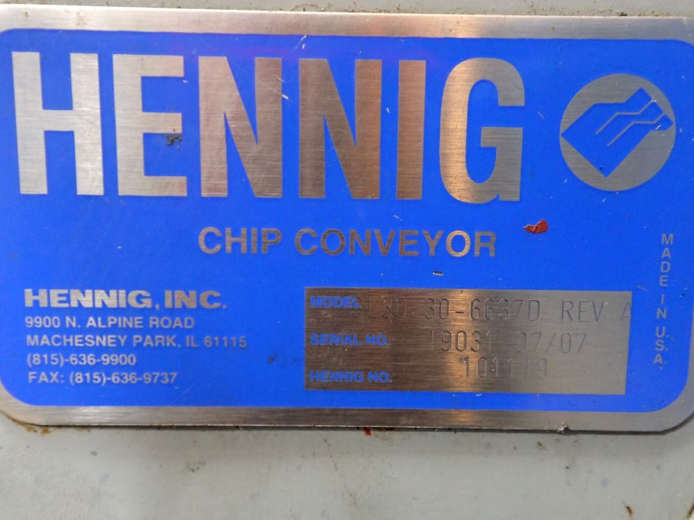 Henning Chip Conveyor - Sl30-30-6637dreva