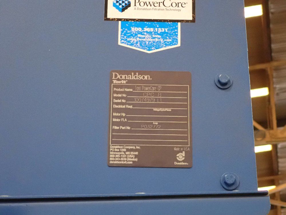 Donaldson Dust Collector - Cpc 8