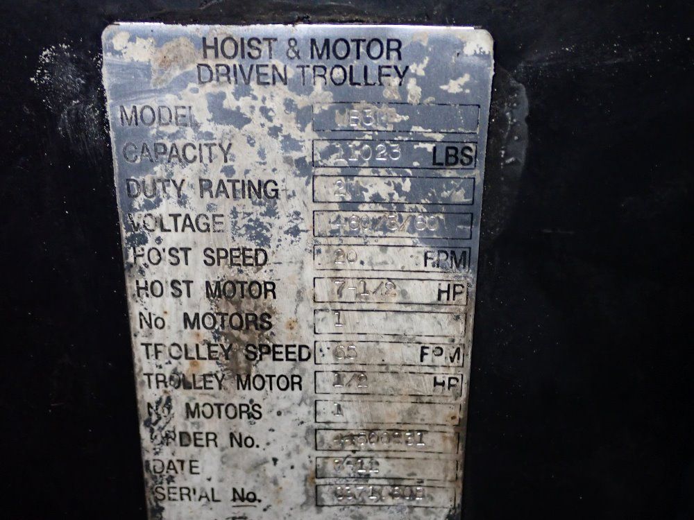 Shaw-box 5 Ton Cable Hoist - Wb3m