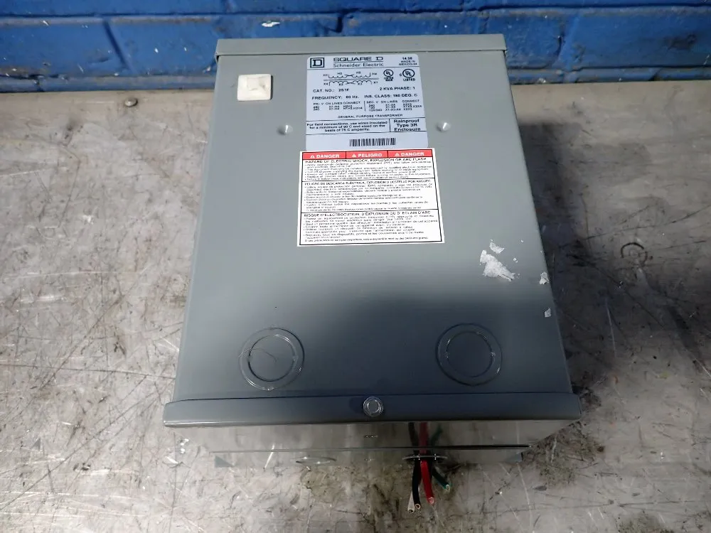 Square D 2 Kva Transformer - 2s1f
