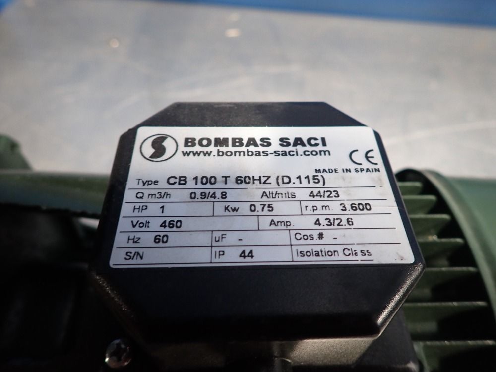 Bombas Saci Motor - Cb100t60hz