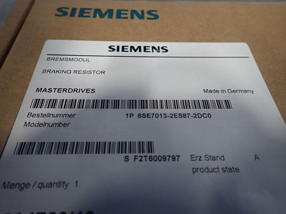Siemens Masterdrive - 6se7013-2es87-2dc0