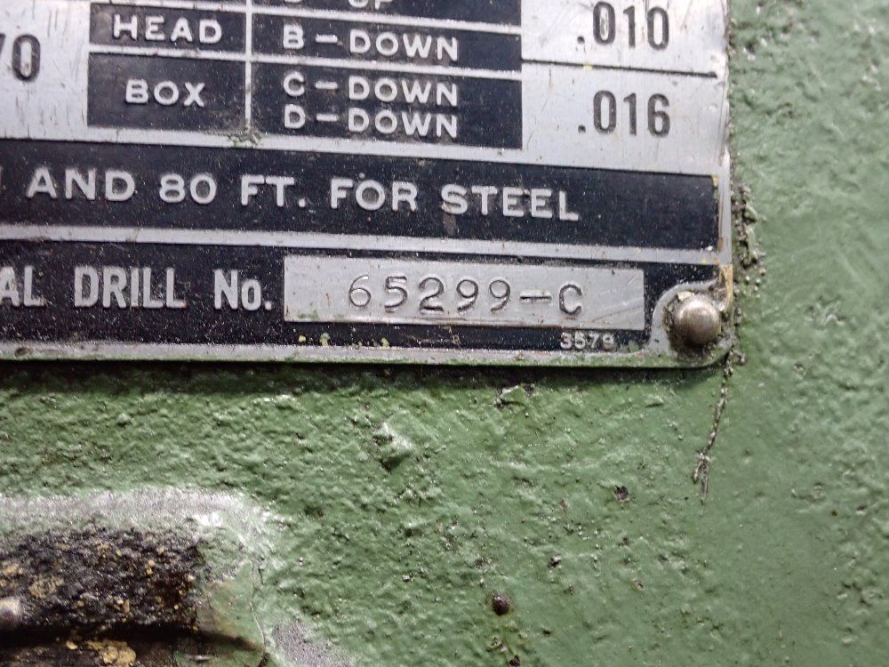 American 9" X 3'9"(45") Radial Arm Drill