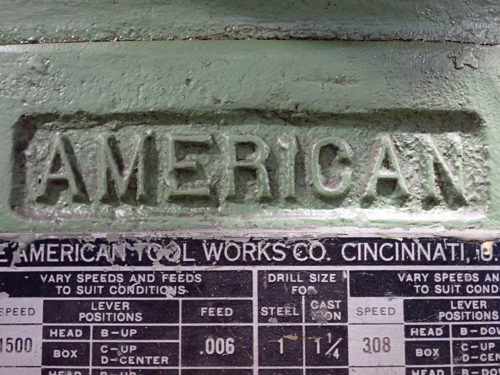 American 9" X 3'9"(45") Radial Arm Drill