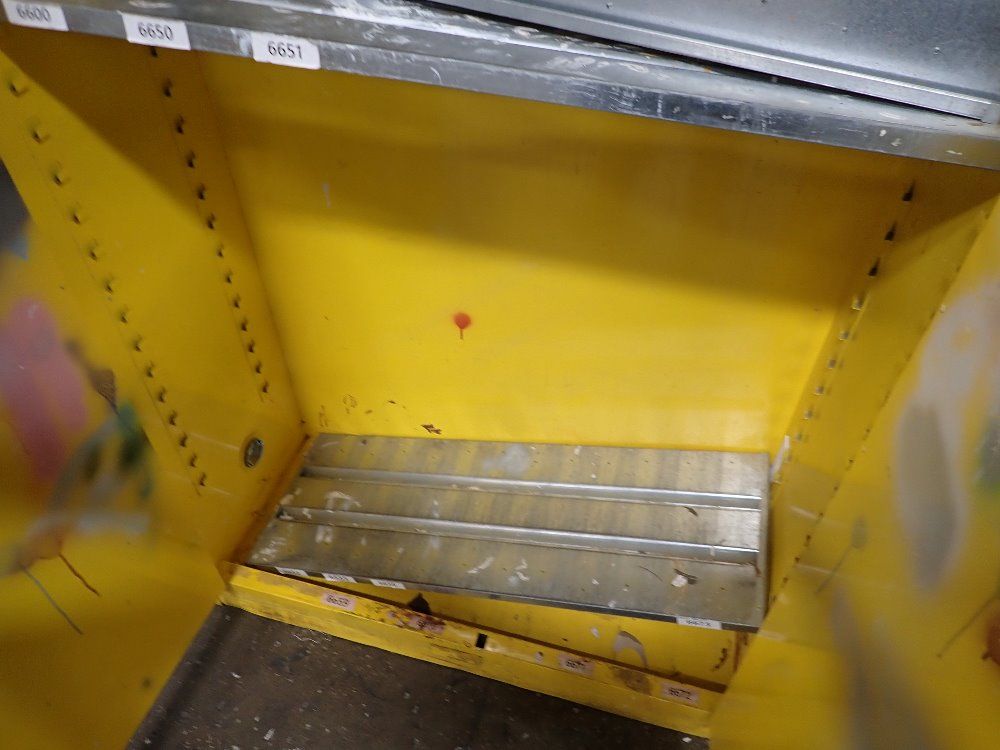 Justrite 45 Gallons/17" X 41" X 61" Id Flammable Storage Cabinet - 25452