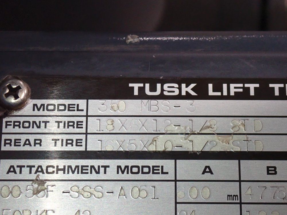 Tusk Lift 2800# Electric Forklift - 350-mbs-3