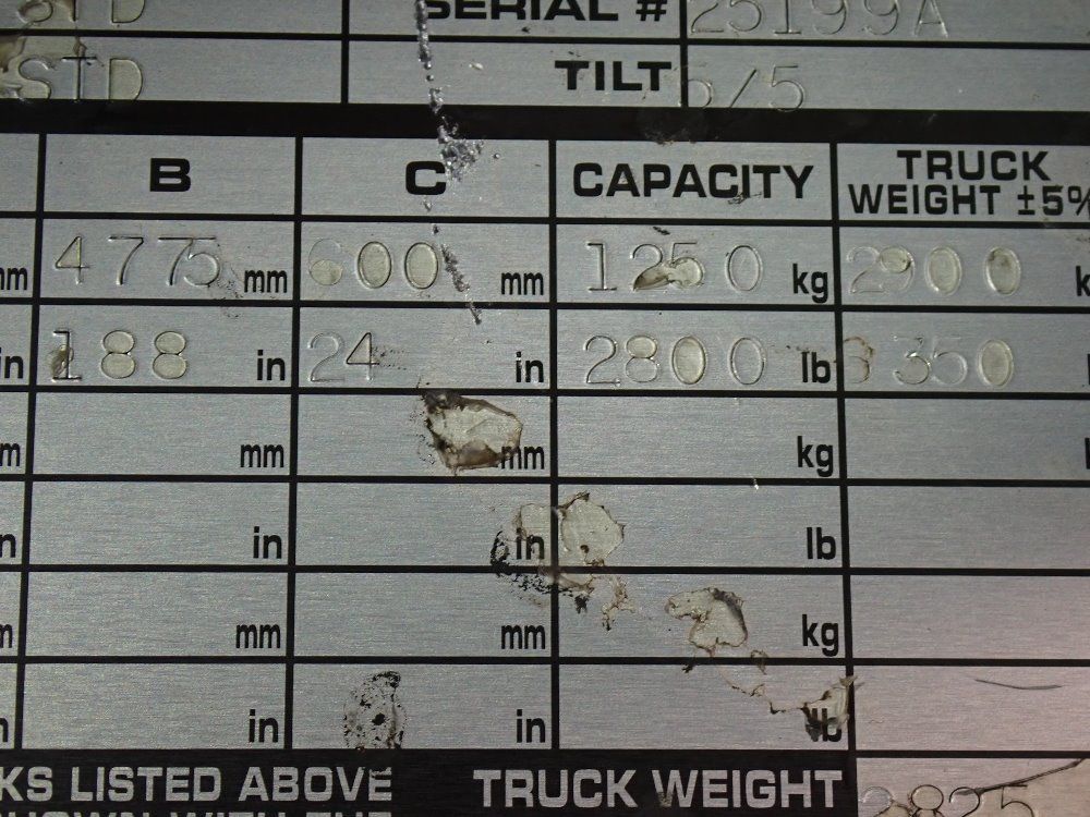 Tusk Lift 2800# Electric Forklift - 350-mbs-3