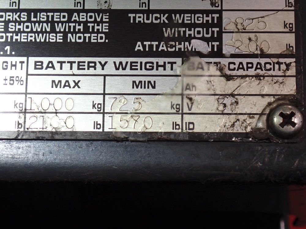 Tusk Lift 2800# Electric Forklift - 350-mbs-3