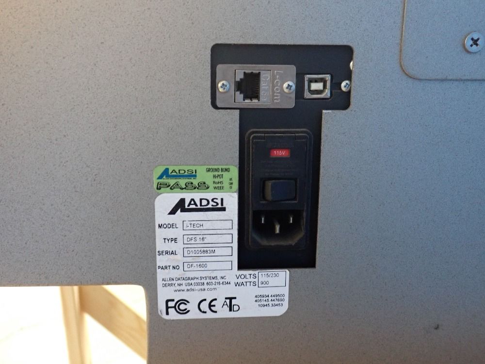 Allen Datagraph Systems Inc. Label Cutter - I-tech Dfs 16